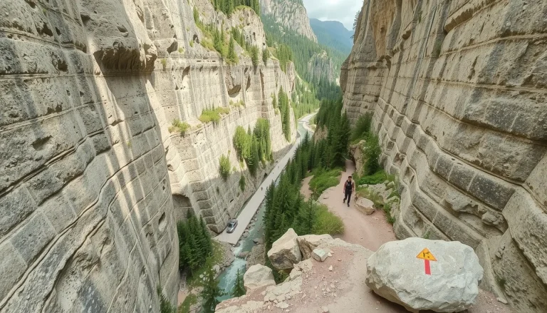 Gorges du Nan itinéraire : boucle de 13,4 km au départ de Cognin-les-Gorges