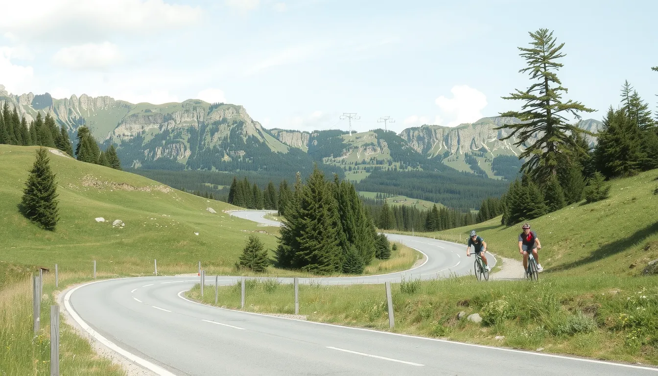 route des montagnes de lans